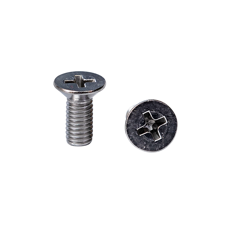 SS304 GB819 M4 Cross Recessed CSK Head Machine Screws