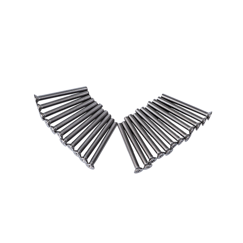 SS304 DIN965 M8 Cross Recessed CSK Head Machine Screws