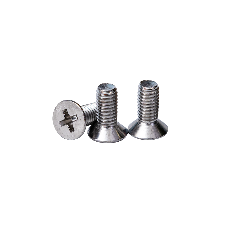 SS304 DIN965 M4 Cross Recessed CSK Head Machine Screws