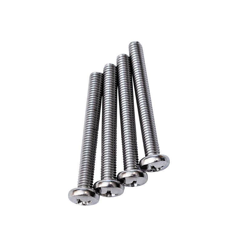 SS304 GB818 M6 Cross Recessed Pan Head Machine Screws